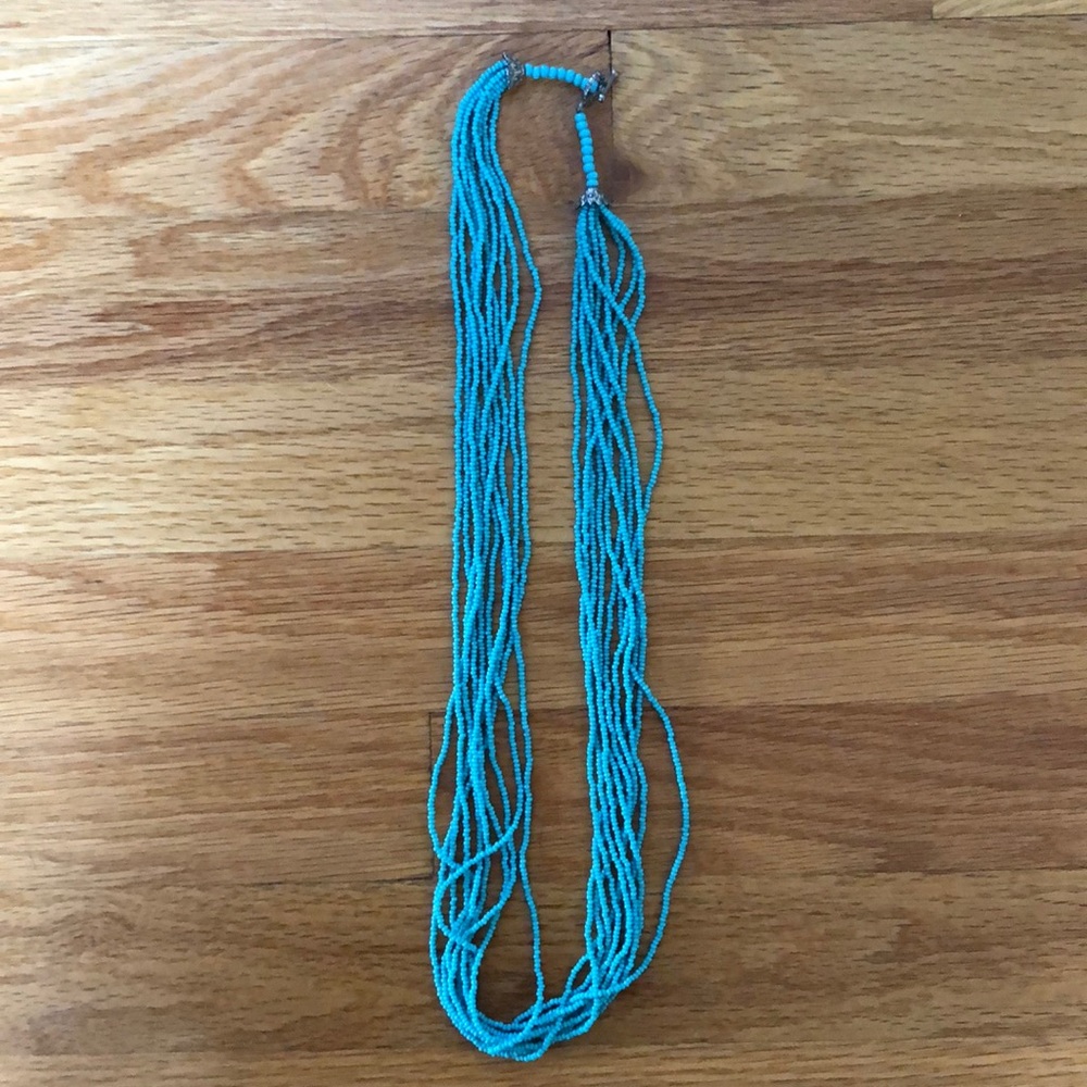 Beaded turquoise necklace